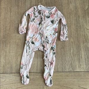 Posh Peanut Floral Blush One Piece Newborn